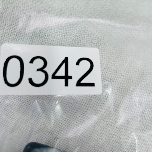 Vintage 80s Earrings Clip On Earrings Black White Marbled Vintage Modern Chunky - Picture 6 of 6